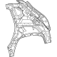 Mopar 68408648AB Inner Panel Assembly, Rear Passenger Side