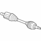 Mopar 52123596AB Axle Assembly, Front Driver Side