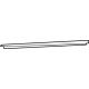 Mopar 68376045AB Belt Weatherstrip, Rear Outer Driver Side