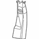 Mopar 5NP05DX9AG Center Pillar Trim, Black/Gray, Upper Driver Side