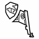 Mopar 68170234AA Latch Lower Bracket