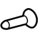 Mopar 68317187AA Striker Screw