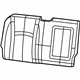 Mopar 5NQ06DX9AA Seat Back Cover, Black, Rear Passenger Side