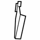 Mopar 68050626AA Latch, Rear Outer Passenger Side