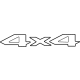 Mopar 68377418AA Nameplate, Rear