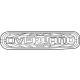 Mopar 68377436AB Nameplate, Rear