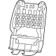 Mopar 7FM18TX7AA Seat Back Panel, Front