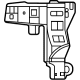 Mopar 68426901AB Inner Bracket, Rear Driver Side