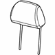 Mopar 5XG92LA8AA Headrest, Front