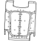 Mopar 68459500AB Seat Back Pad, Rear Passenger Side