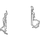 Mopar 68229144AD Side Seal, Front Passenger Side