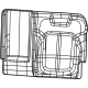Mopar 7GH31TX7AE Seat Back Cover, Black, Rear