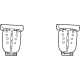 Mopar 68459035AB Seat Back Heater, Center Upper