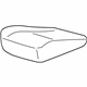 Mopar 68410766AA Seat Cushion Pad, Front Passenger Side