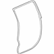 Mopar 68291618AD Surround Weatherstrip, Rear Outer Passenger Side