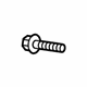 Mopar 6509343AA Upper Control Arm Mount Bolt, Rear Inner