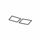 Mopar 6UQ42HA2AA Stripe, White, Front Upper