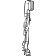 Mopar 68437977AA Side Duct, Center Driver Side