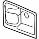 Mopar 1GY64DX9AD Handle Bezel, Black/Gray, Front Passenger Side