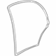 Mopar TC98WL5AF Door Weatherstrip, Taupe, Rear Passenger Side