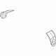 Mopar 1VZ12JDPAA Quarter Stripe, Gray, Rear Passenger Side