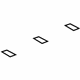 Mopar 1AW69DX9AA Package Tray Trim Cover, Black