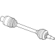Mopar 68416814AA Axle Assembly, Rear Passenger Side
