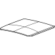 Mopar 68566890AA Sunroof Glass, Front