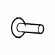 Mopar 6509202AA Belt Weatherstrip Screw, Front Outer