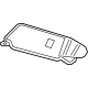 Mopar 5PJ81DX9AC Sunvisor, Black, Driver Side