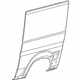 Mopar 68172639AA Rear Outer Panel, Driver Side