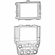 Mopar 68370546AA Center Display Assy