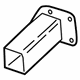 Mopar 68463415AA Lower Extension, Front Driver Side