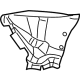 Mopar 68036268AC Tail Lamp Pocket, Rear Passenger Side