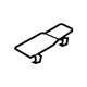 Mopar RR30WL8AA Floor Cover, Taupe, Rear