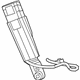 Mopar 6JW90DX9AC Buckle End, Black, Front