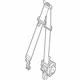 Mopar 6JW821L1AF Retractor Assembly, Beige, Front Outer Passenger Side