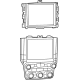 Mopar 68370546AA Center Display Assy
