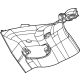 Mopar 6XP12SA5AD Rear Quarter Trim, Gray, Upper Passenger Side