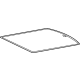 Mopar 6ML81TX7AA Cargo Cover, Rear