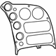 Mopar 5NK40DX9AA Center Bezel, Black Stitch