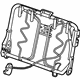 Mopar 68275775AA Seat Back Frame, Rear Driver Side