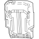 Mopar 7HZ06WF6AC Seat Back Cover, Gray, Rear