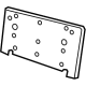 Mopar 68144504AA License Bracket, Front