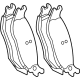 Mopar 68564742AA Brake Pads, Rear