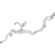Mopar 68282201AD Center Hose