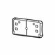 Mopar 68288477AA License Bracket, Front