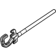Mopar 68402988AA Tow Hook, Front Passenger Side
