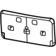 Mopar 68411208AA License Bracket, Front