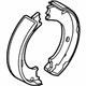 Mopar 68001472AB Parking Brake Shoes, Rear